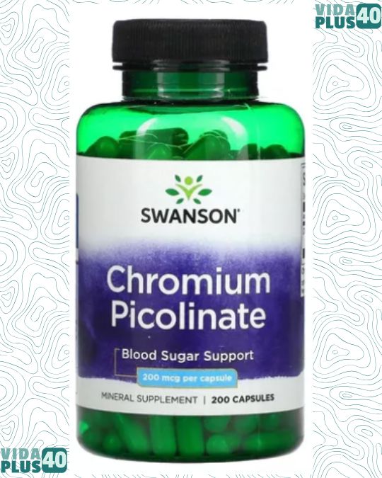 Swanson Picolinato De Cromo 200 Caps 200mcg