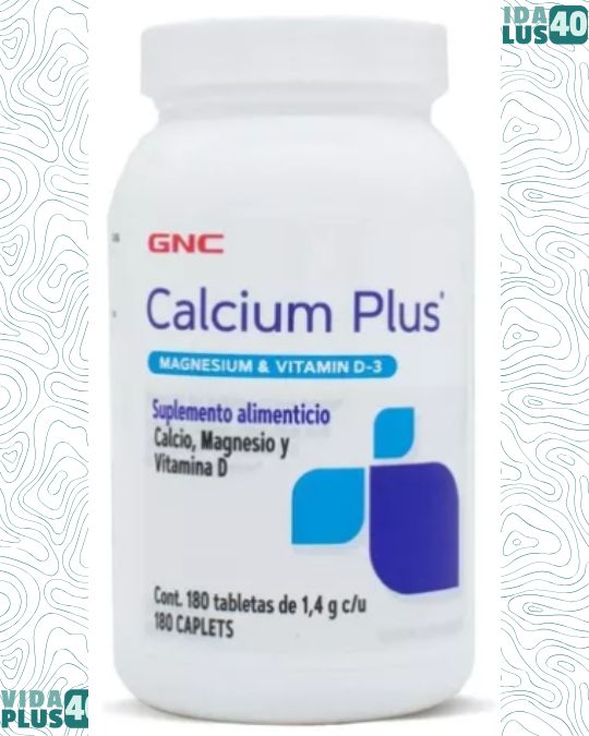 Calcium Plus Mag & Vit D-3 180 Tabletas Sabor Sin sabor
