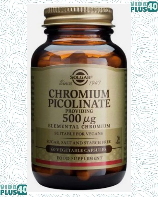 Solgar Chromium Picolinate 500ug 60 Vegetable Capsules