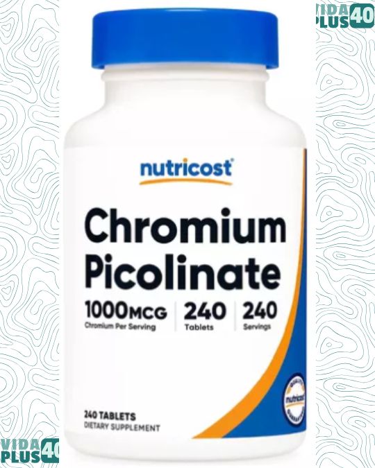 Picolinato De Cromo 1000mcg Nutricost 240 Tabletas
