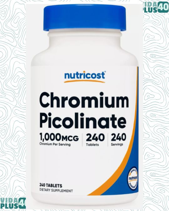Nutricost Chromium 1000mcg, 240 Tablets - Gluten Free, Non-GMO
