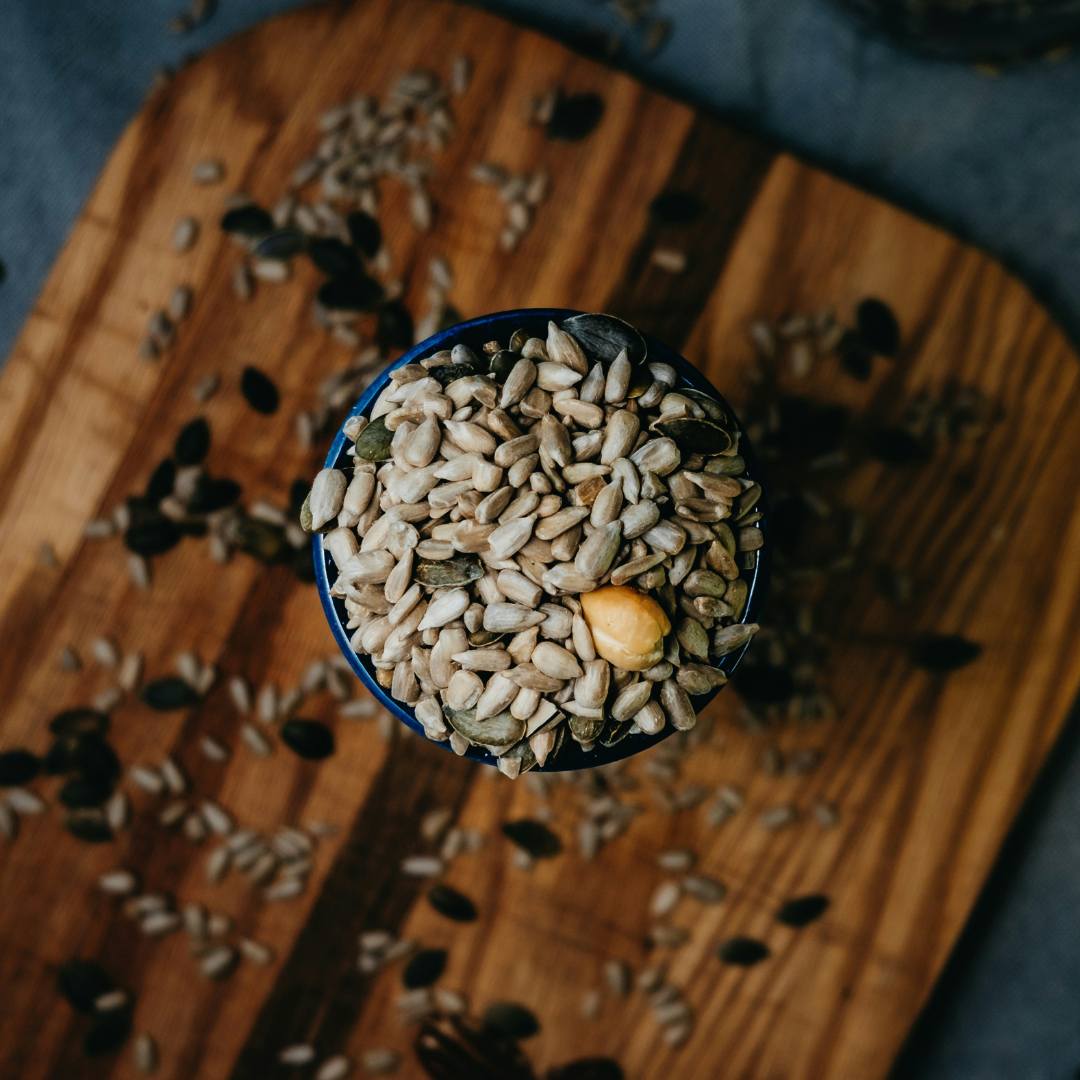 Nueces y cereales como fuente de cobre