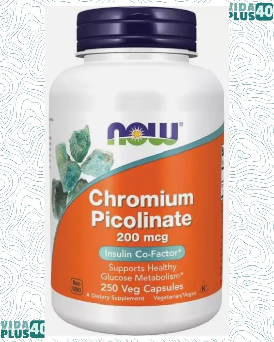 NOW Foods Chromium Picolinate 200 mcg 250 Veg Caps